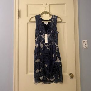 NWT Adam by Adam Lippes Blue & White Floral Dress